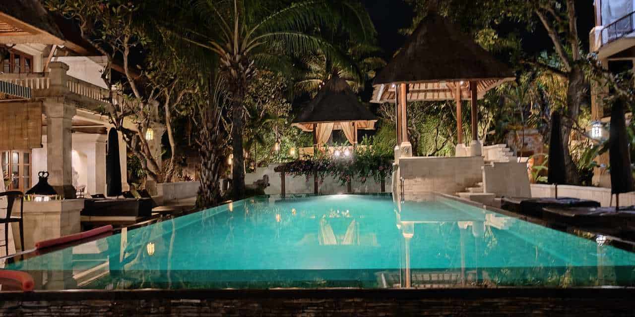Griya Santrian luxury pool resort Sanur Bali beachfront hotel