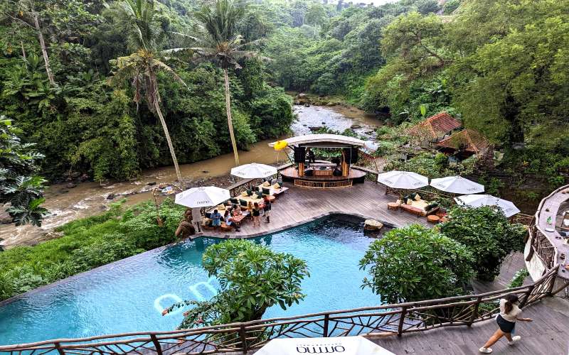 Tegenungan waterfall Ubud Bali popular day trip destination from Sanur