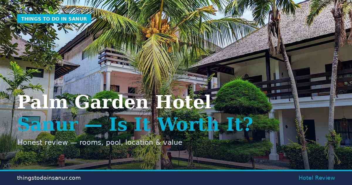 the inside of the Palm Garden hotel