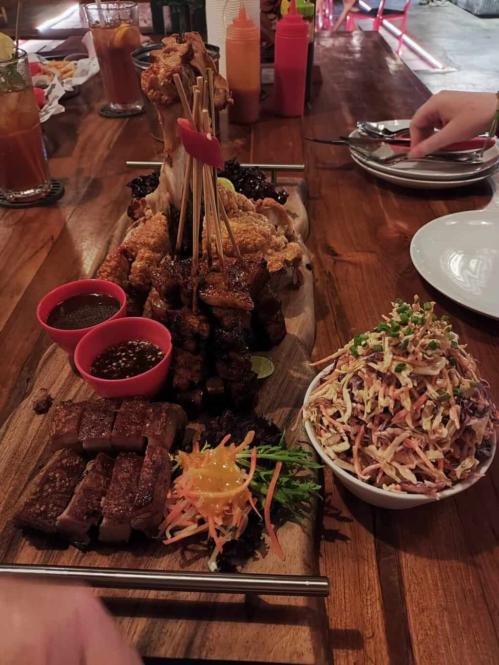 Local Indonesian food and fresh seafood dining in Sanur Bali